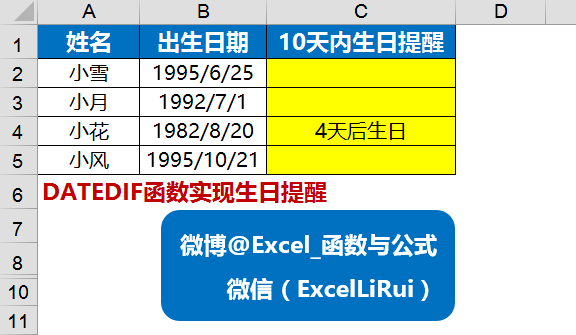 Excel中最具价值的日期函数<strong alt=